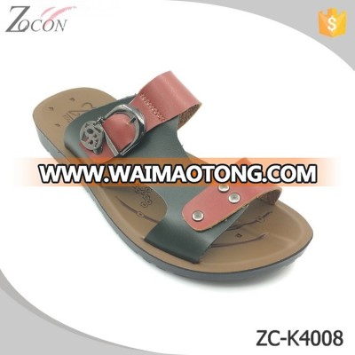 2017 PU leather latest style new men sandals shoes